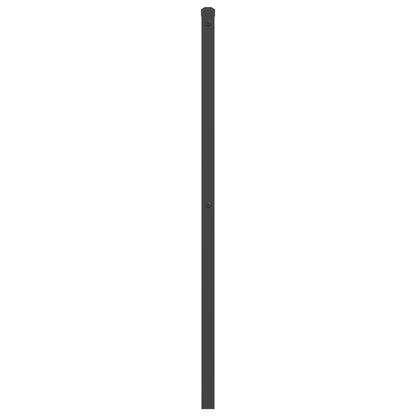 vidaXL Ersatz-Kopfteil Metall Schwarz 107 cm