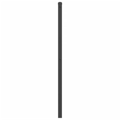 vidaXL Ersatz-Kopfteil Metall Schwarz 140 cm