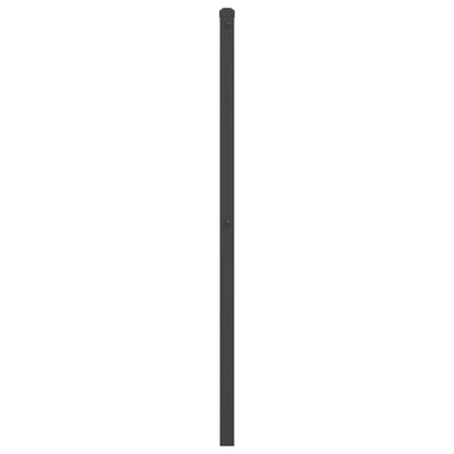 vidaXL Ersatz-Kopfteil Metall Schwarz 200 cm