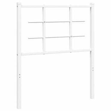 vidaXL Ersatz-Kopfteil Metall Weiß 75 cm