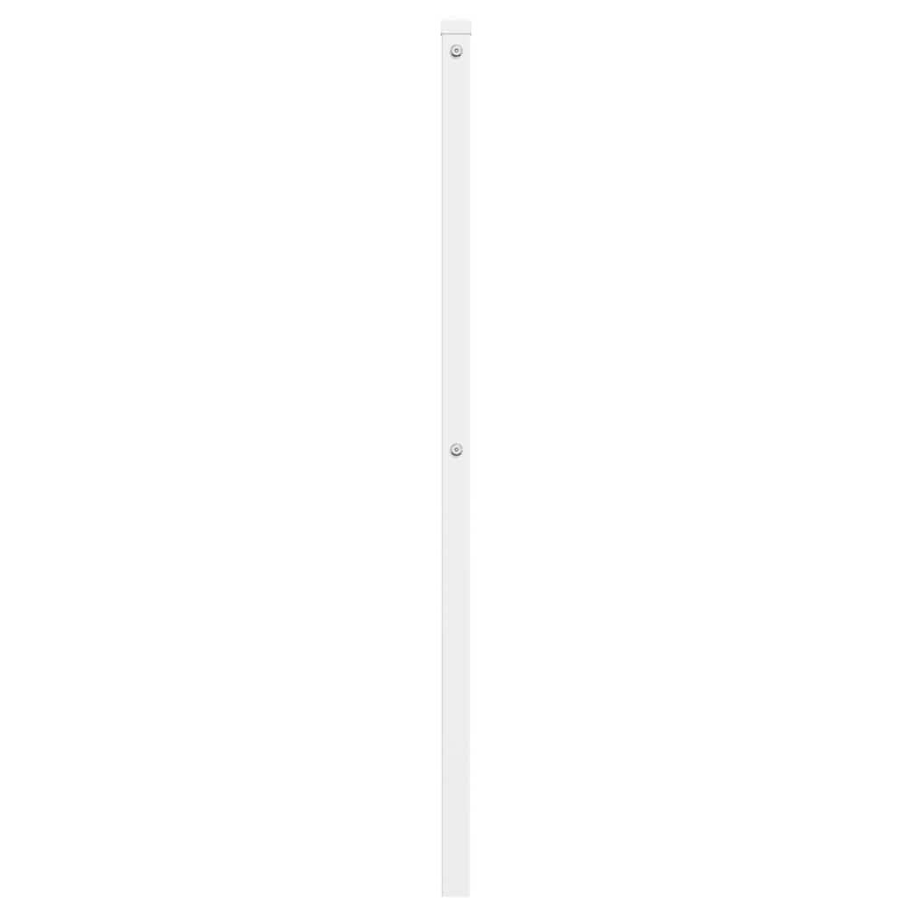 vidaXL Ersatz-Kopfteil Metall Weiß 75 cm