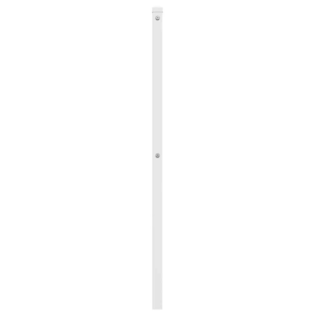vidaXL Ersatz-Kopfteil Metall Weiß 100 cm