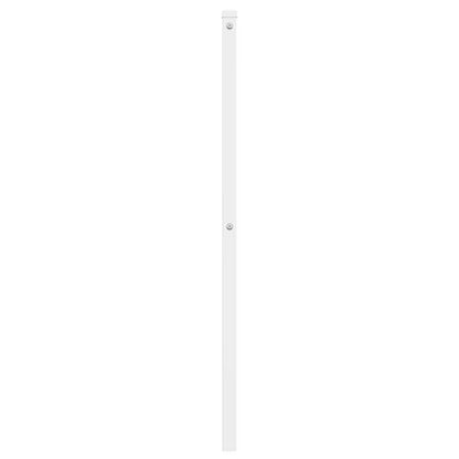 vidaXL Ersatz-Kopfteil Metall Weiß 107 cm