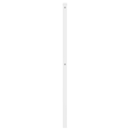 vidaXL Ersatz-Kopfteil Metall Weiß 120 cm