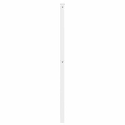 vidaXL Ersatz-Kopfteil Metall Weiß 135 cm