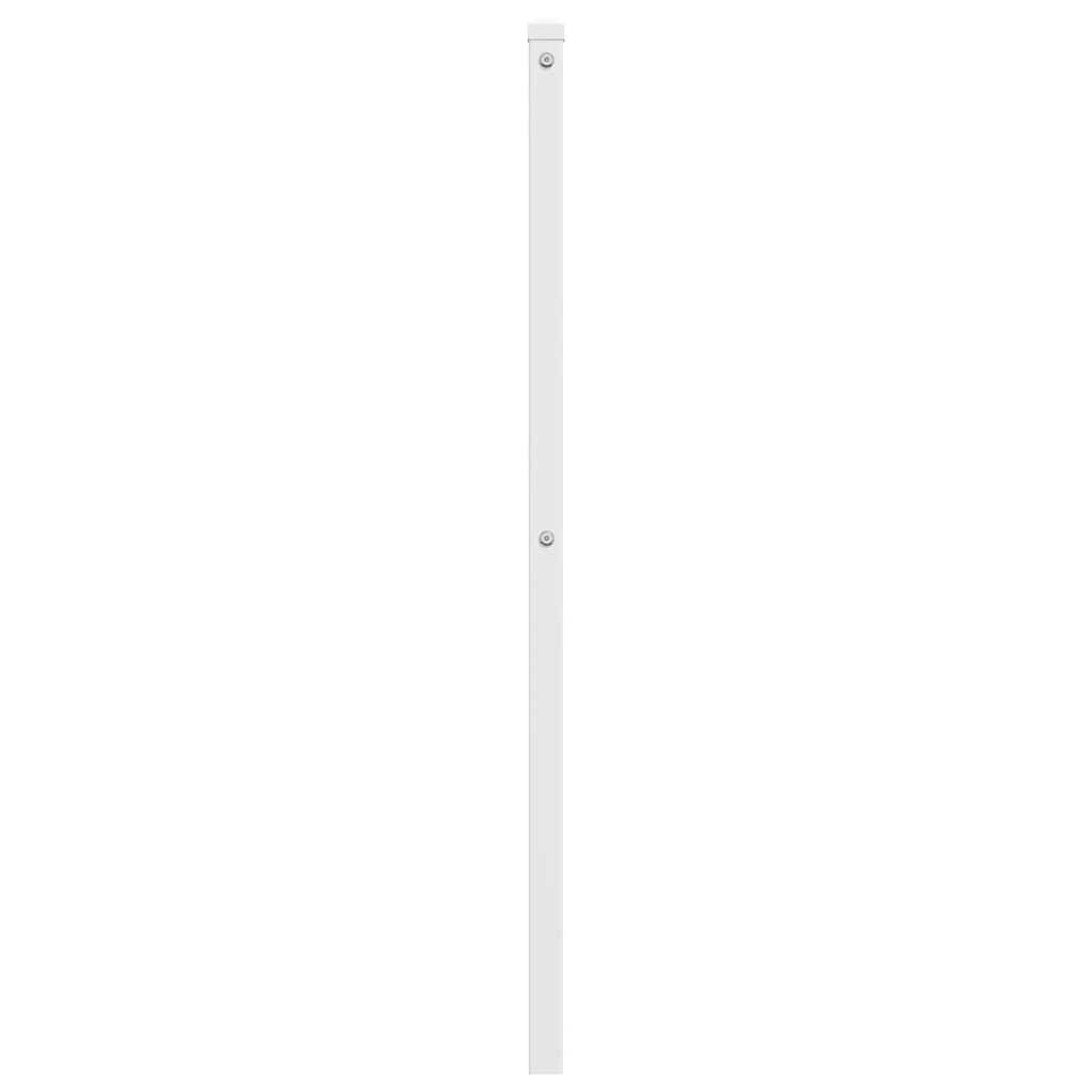 vidaXL Ersatz-Kopfteil Metall Weiß 150 cm