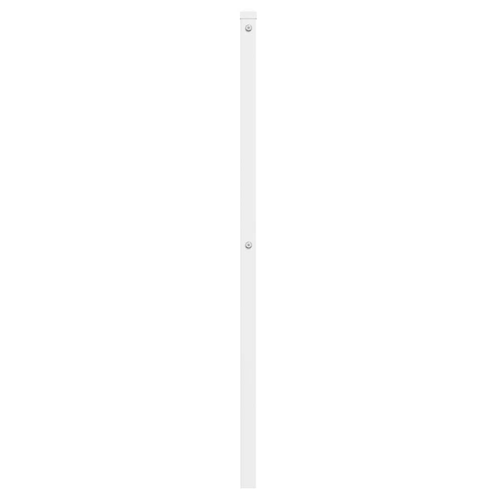 vidaXL Ersatz-Kopfteil Metall Weiß 180 cm