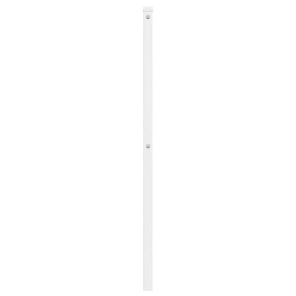 vidaXL Ersatz-Kopfteil Metall Weiß 193 cm
