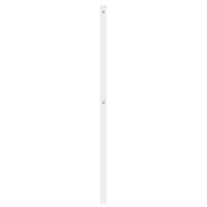 vidaXL Ersatz-Kopfteil Metall Weiß 200 cm