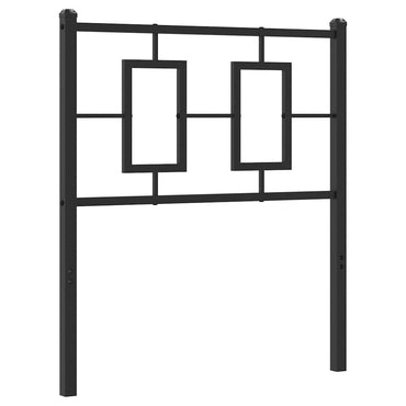 vidaXL Ersatz-Kopfteil Metall Schwarz 75 cm