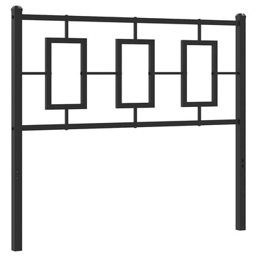 vidaXL Ersatz-Kopfteil Metall Schwarz 100 cm
