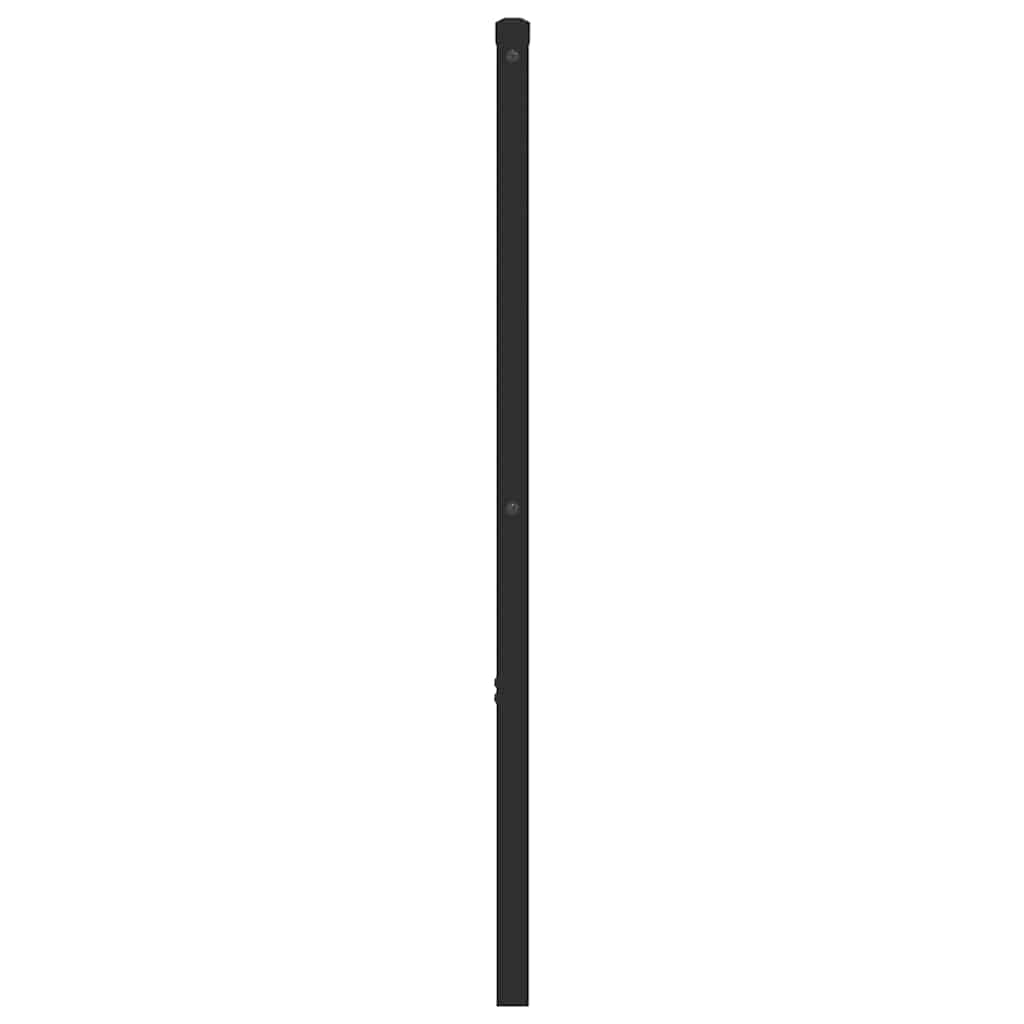 vidaXL Ersatz-Kopfteil Metall Schwarz 193 cm