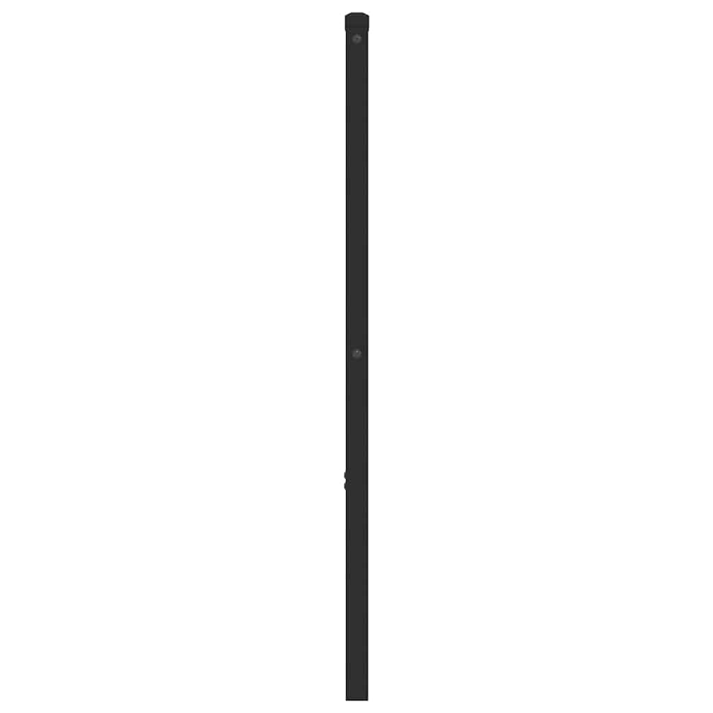 vidaXL Ersatz-Kopfteil Metall Schwarz 200 cm