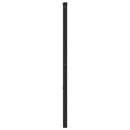 vidaXL Ersatz-Kopfteil Metall Schwarz 200 cm