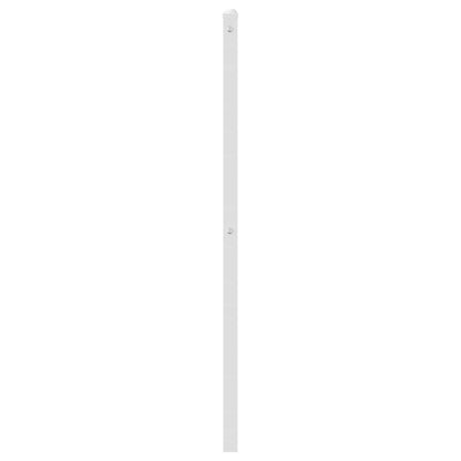 vidaXL Ersatz-Kopfteil Metall Weiß 75 cm