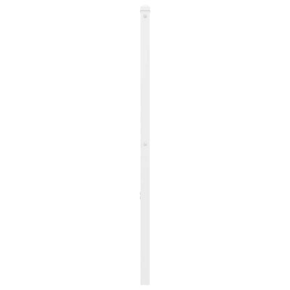 vidaXL Ersatz-Kopfteil Metall Weiß 120 cm