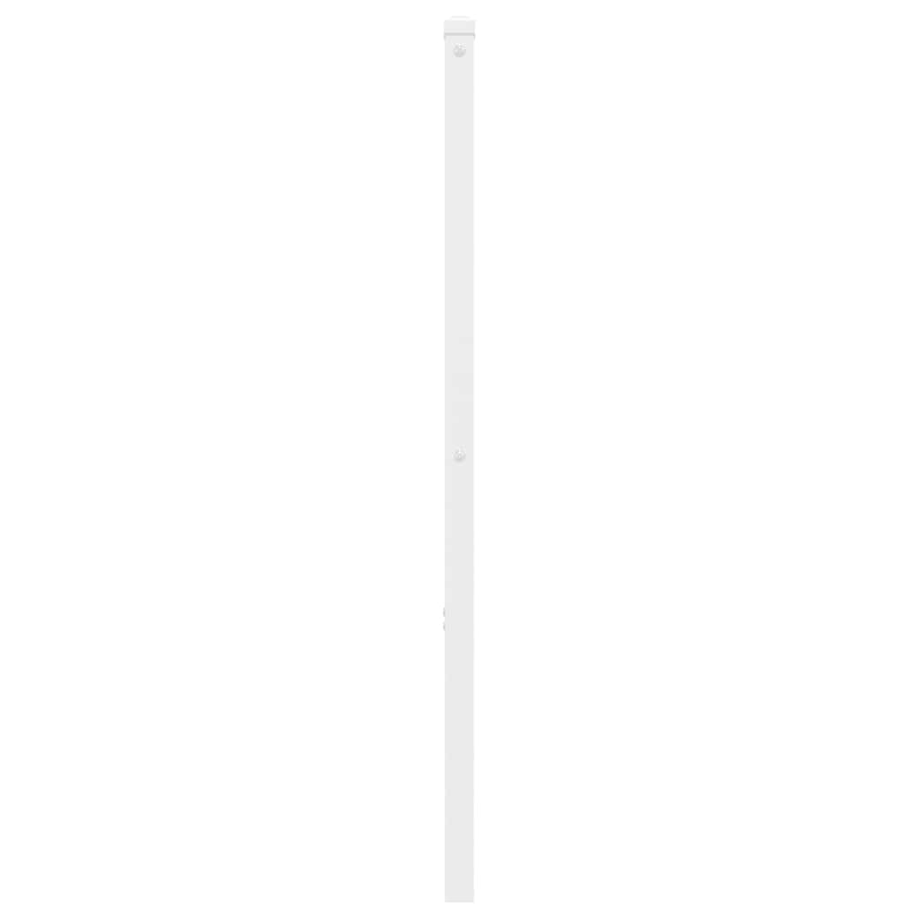 vidaXL Ersatz-Kopfteil Metall Weiß 180 cm