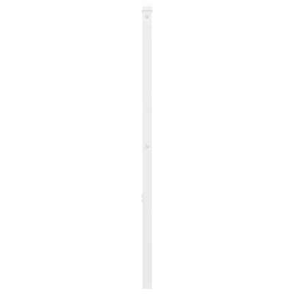 vidaXL Ersatz-Kopfteil Metall Weiß 193 cm