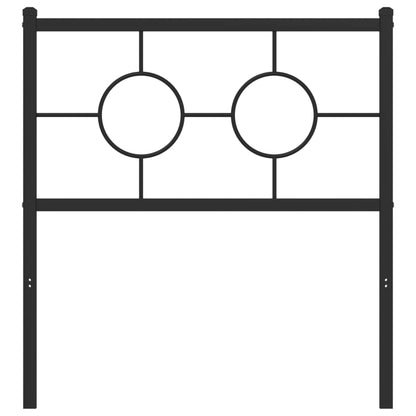 Ersatz-Kopfteil Metall Schwarz 75 cm