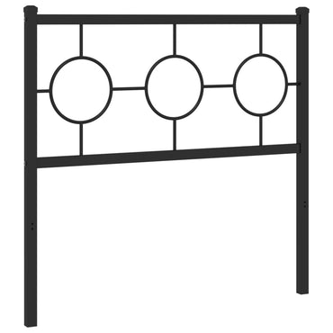vidaXL Ersatz-Kopfteil Metall Schwarz 90 cm