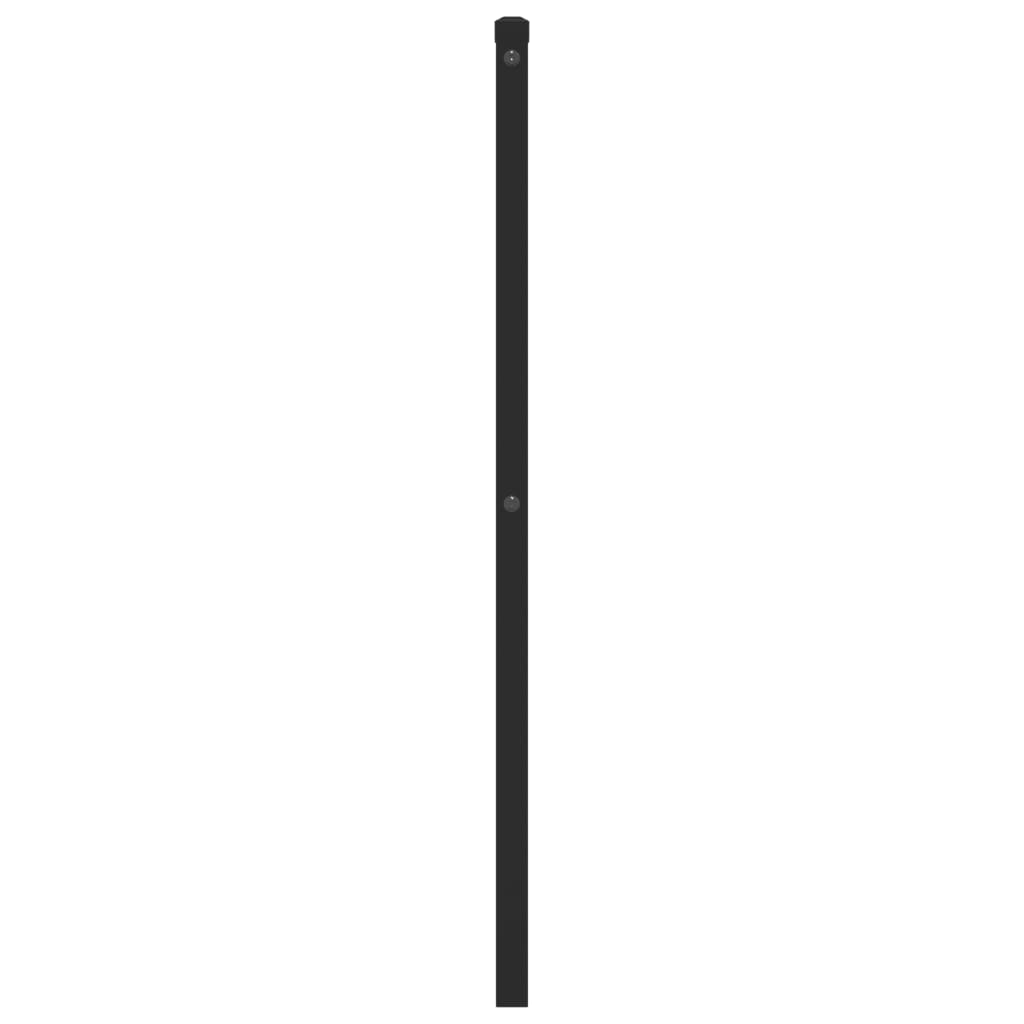 vidaXL Ersatz-Kopfteil Metall Schwarz 90 cm