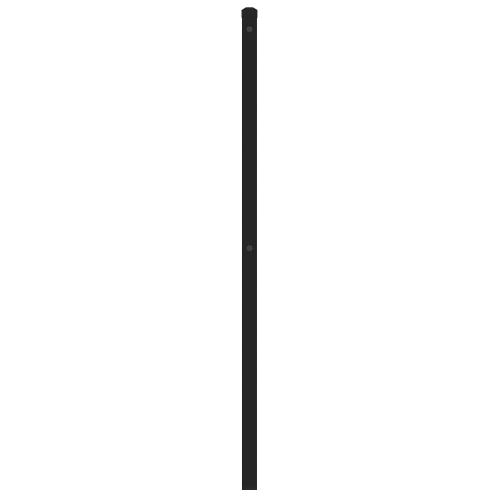 vidaXL Ersatz-Kopfteil Metall Schwarz 150 cm