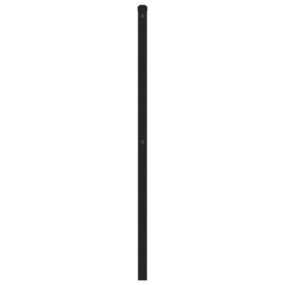 vidaXL Ersatz-Kopfteil Metall Schwarz 180 cm