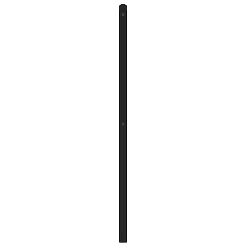 vidaXL Ersatz-Kopfteil Metall Schwarz 200 cm