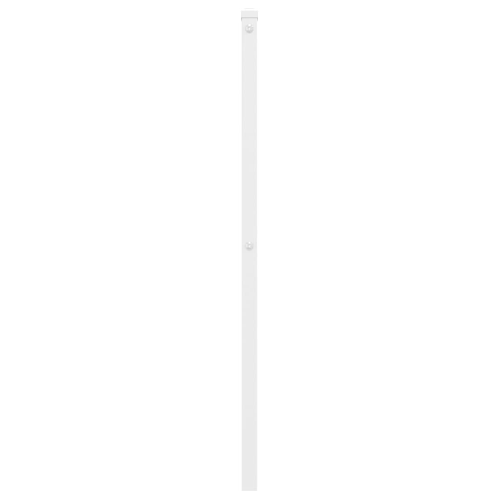 vidaXL Ersatz-Kopfteil Metall Weiß 80 cm