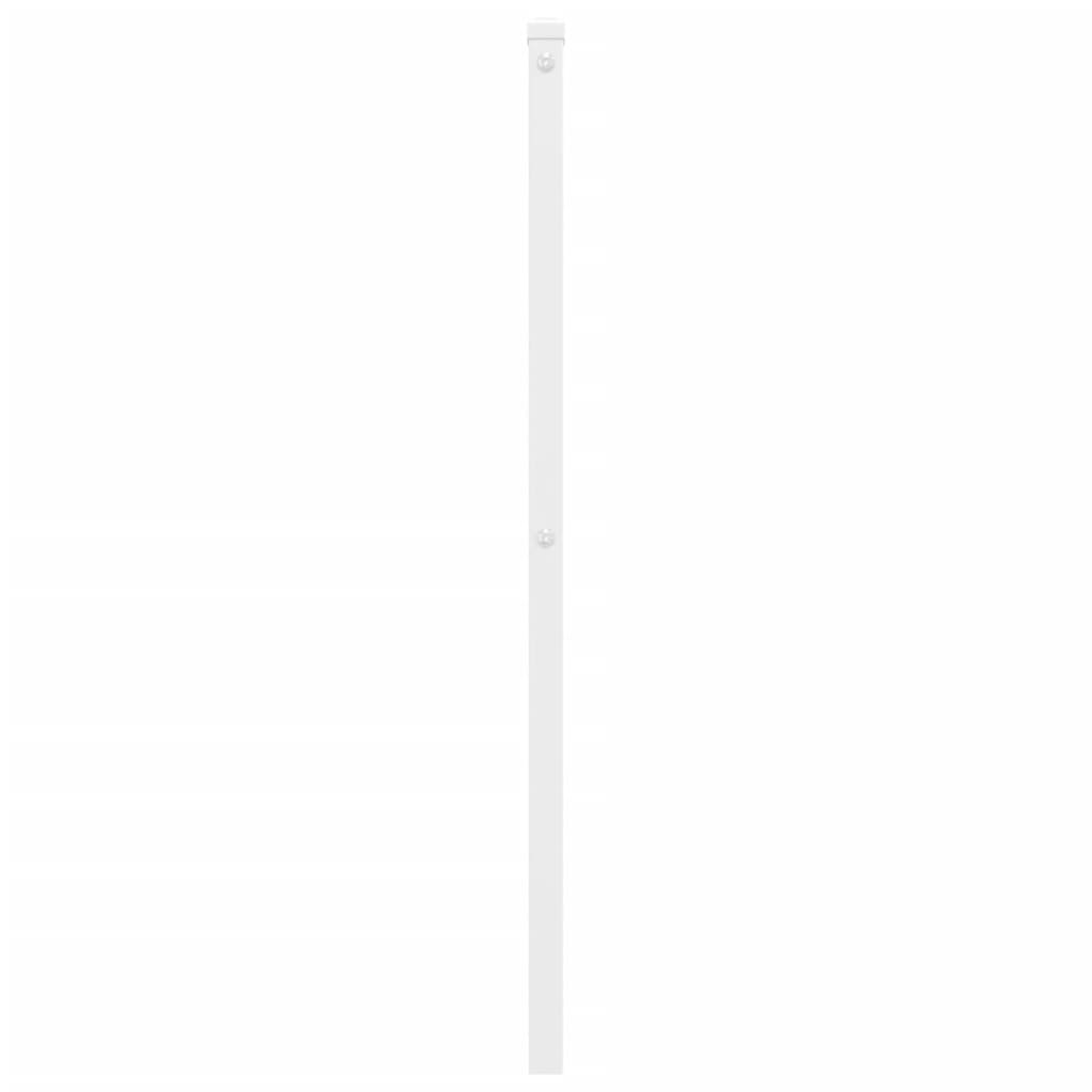 vidaXL Ersatz-Kopfteil Metall Weiß 100 cm