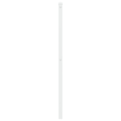 vidaXL Ersatz-Kopfteil Metall Weiß 107 cm