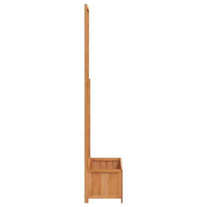 vidaXL Pflanzkübel mit Spalier Braun Massivholz Tanne
