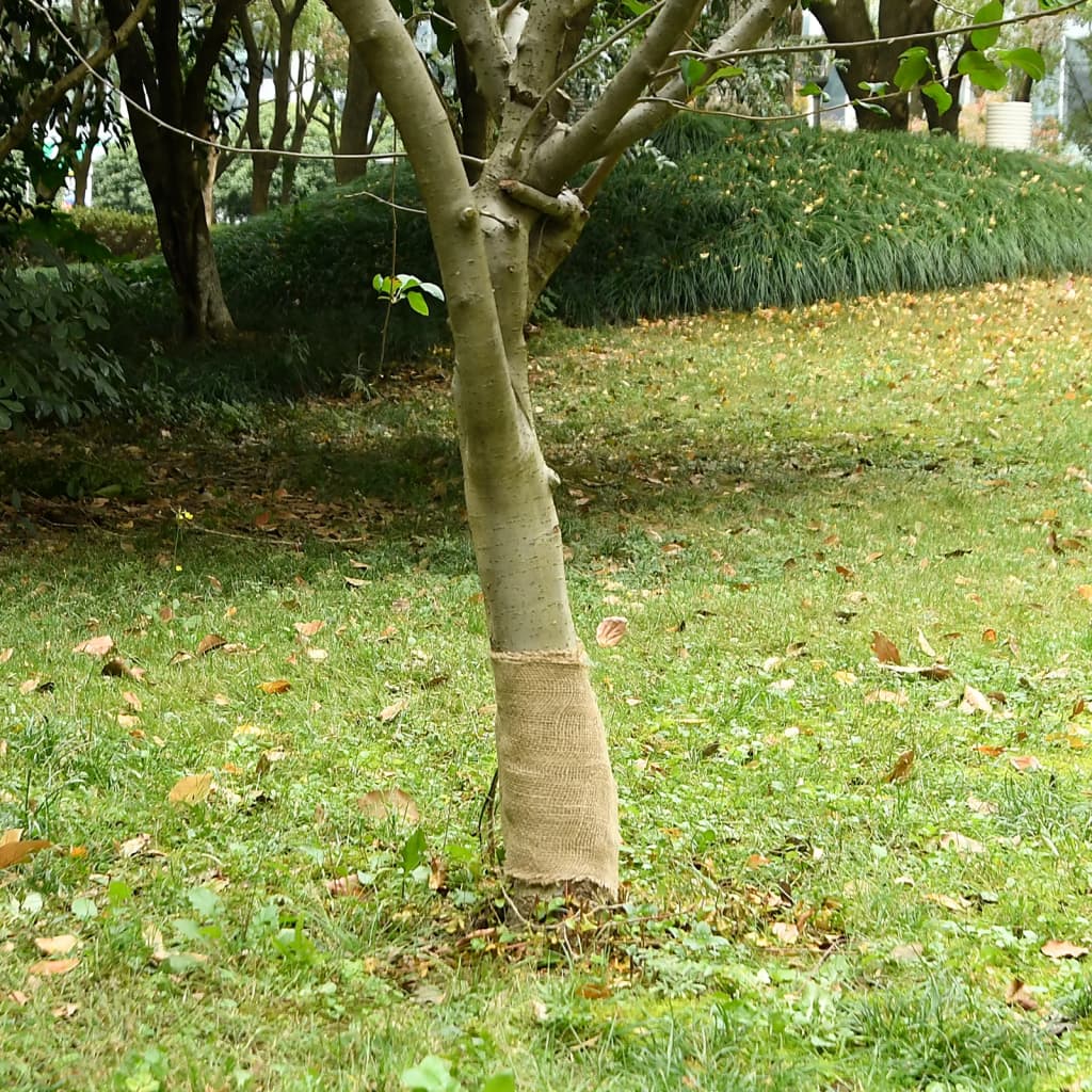 vidaXL Toile de jute 0,25x5 m 100 % jute 200 g/m²