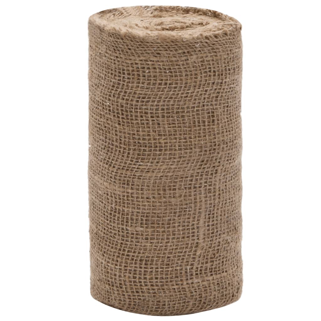 vidaXL Tissu en toile de jute 0,25x100 m 100 % jute 200 g/m²