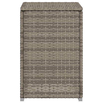 vidaXL Table cache-bouteille de gaz propane gris 40x40x60 cm rotin PE
