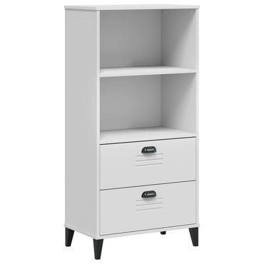 vidaXL Bücherschrank VIKEN Weiß 60x35x123 cm Holzwerkstoff