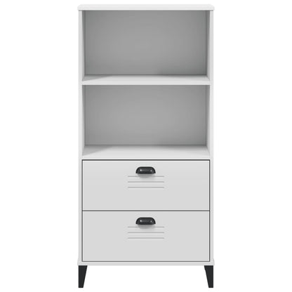 vidaXL Bücherschrank VIKEN Weiß 60x35x123 cm Holzwerkstoff