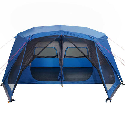 vidaXL Familienzelt 10 Personen Blau Quick Release Wasserdicht