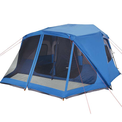 vidaXL Familienzelt 10 Personen Blau Quick Release Wasserdicht