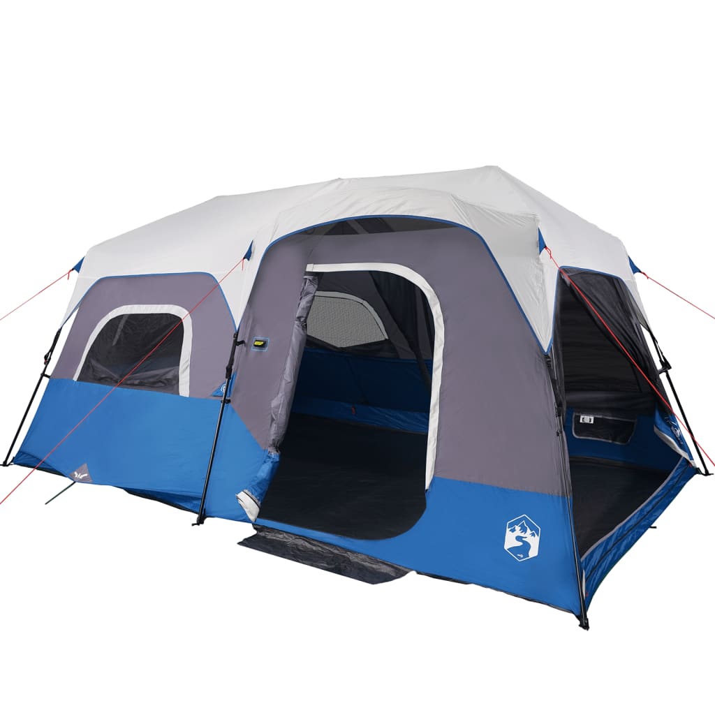 vidaXL Familienzelt mit LED 9 Personen Hellblau Quick Release