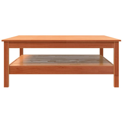 vidaXL Couchtisch Wachsbraun 100x100x40 cm Massivholz Kiefer