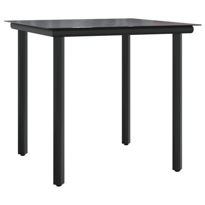 vidaXL Ensemble repas de jardin 5 pcs avec coussins Résine tressée Beige