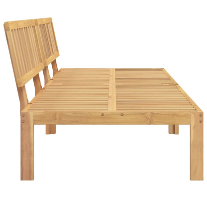 vidaXL Canapés centraux de jardin en palettes 2 pcs Bois d'acacia massif