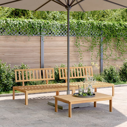 vidaXL Canapés centraux de jardin en palettes 2 pcs Bois d'acacia massif