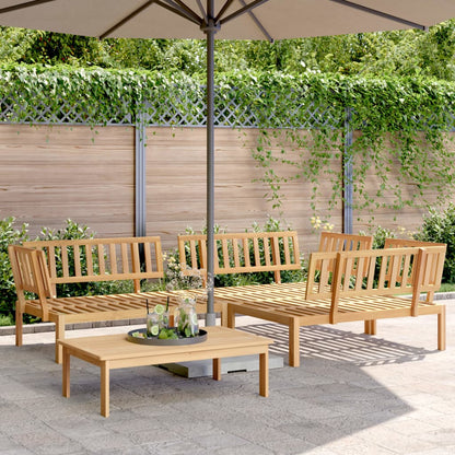 vidaXL 4-tlg. Garten-Sofagarnitur aus Paletten Massivholz Akazie