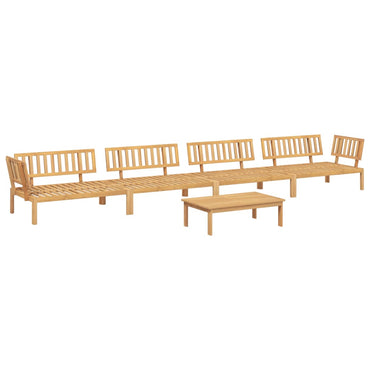 vidaXL Ensemble de canapé de jardin 5 pièces en bois de palette d'acacia massif