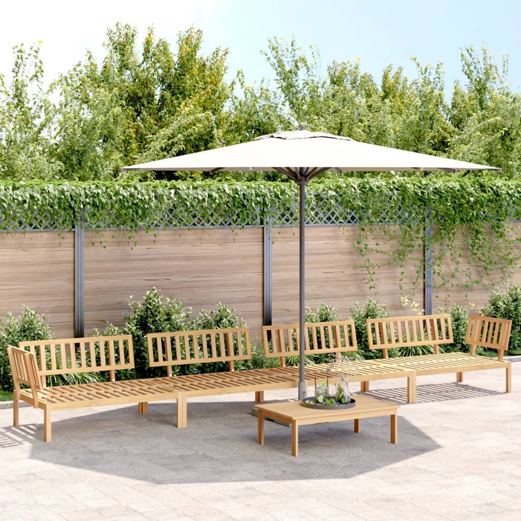 vidaXL Ensemble de canapé de jardin 5 pièces en bois de palette d'acacia massif