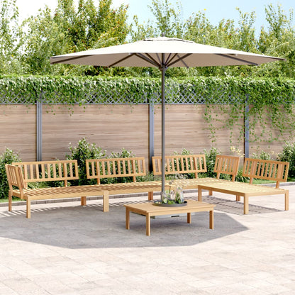 vidaXL Ensemble de canapé de jardin 5 pièces en bois de palette d'acacia massif