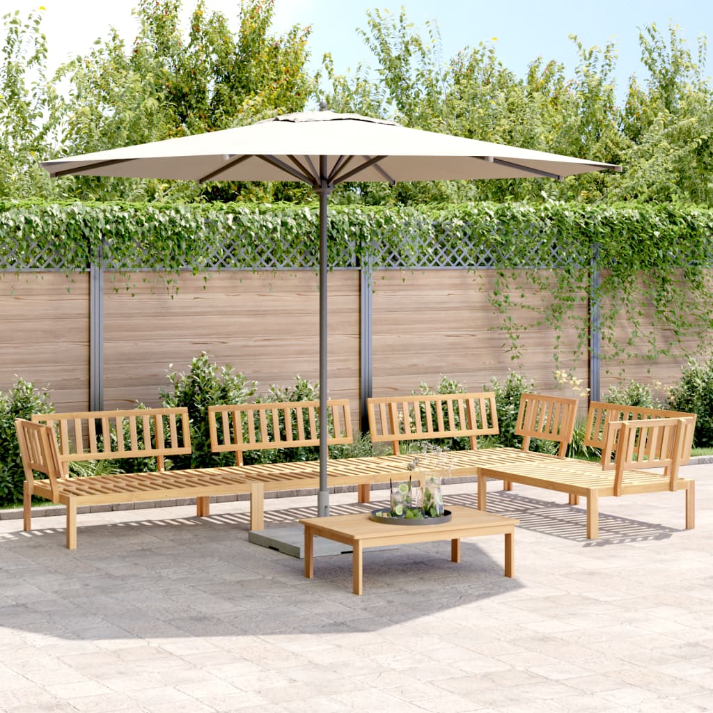 vidaXL Ensemble de canapé de jardin 5 pièces en bois de palette d'acacia massif