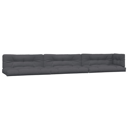 vidaXL Ensemble de canapé de jardin 5 pièces en palettes avec coussins bois d'acacia